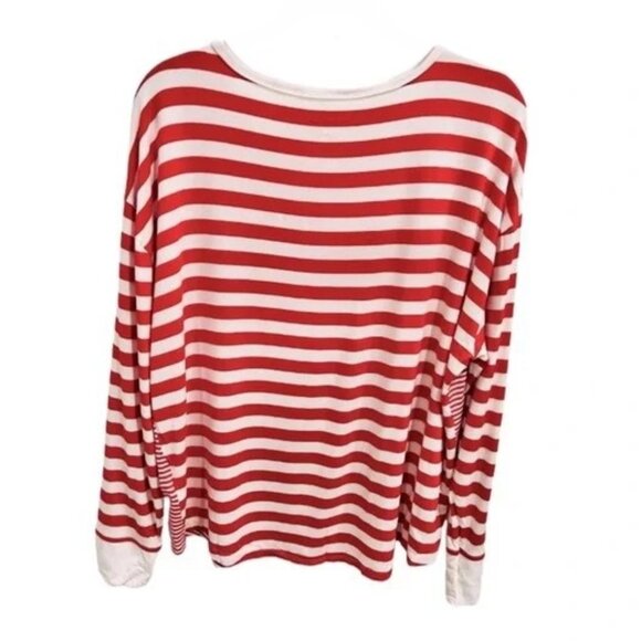 Vineyard Vines Red and White Stripe Top, Sz XS - Picture 2 of 4